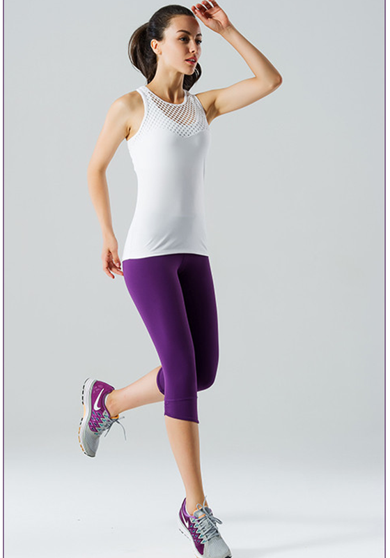 Racer Back Hollow-out Shirt Vest Racer Back Hollow-out Shirt Vest
